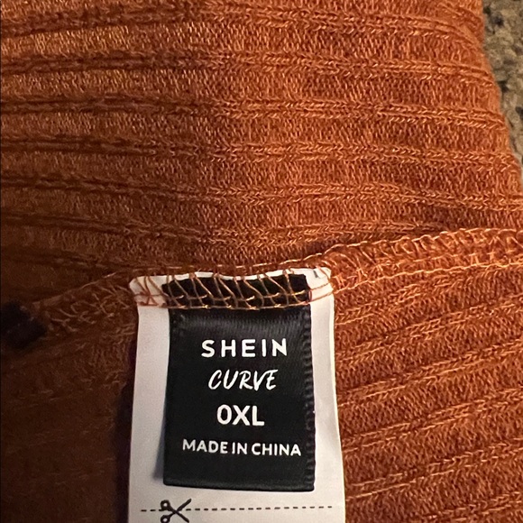 Rust Ribbed Skirt - Picture 9 of 9